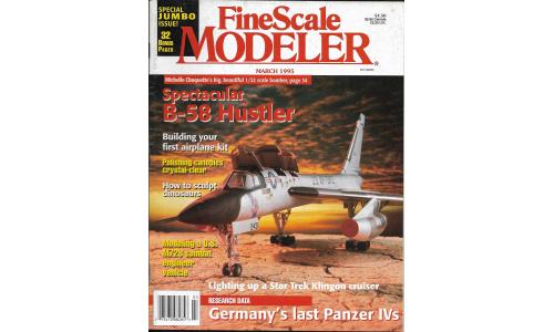 Revista Fine Scale Modeler 1995-03 B-58 Hustles